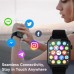 TRAUSI Smart Watches for Women Men, 1.83 inches HD Smartwatch with 120 Sports Modes, Heart Rate/Sleep Monitor, IP67 Waterproof, Bluetooth Call & Music Control for iPhone/Android (Black)